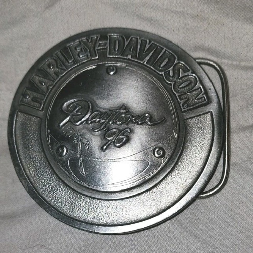 Genuine Harley Davidson Motorcycle Daytona Bike Week 1996 Belt Buckle Limited ed